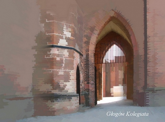 Zdjęcie. Głogów. Tytuł: "Głogów Kolegiata".